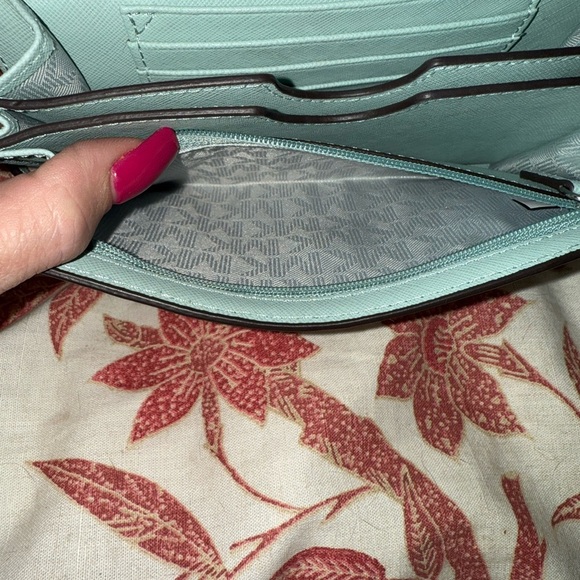 Michael Kors Silver Crossbody Bag - Picture 8 of 13